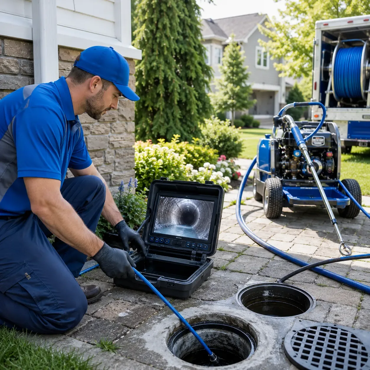 Outdoor drain cleaning professionals serving Boothbay Harbor, ME